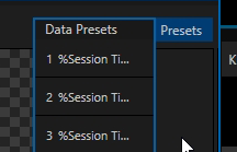 Data Presets