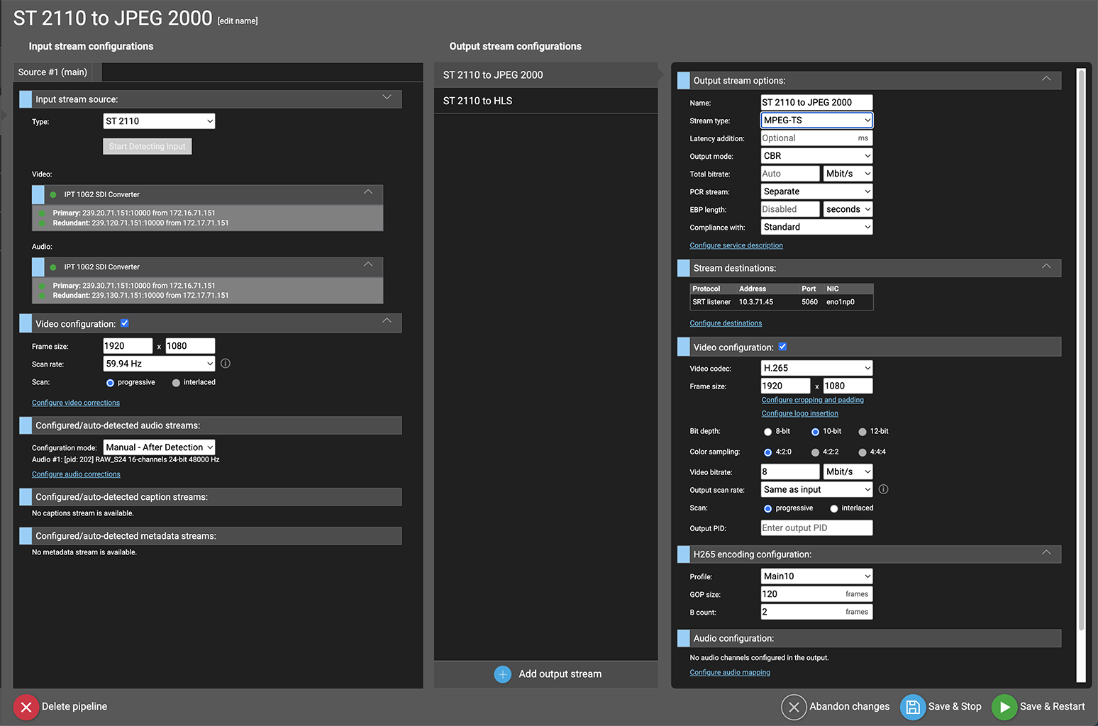 BRIDGE LIVE JPEG 2000(TR-01)格式