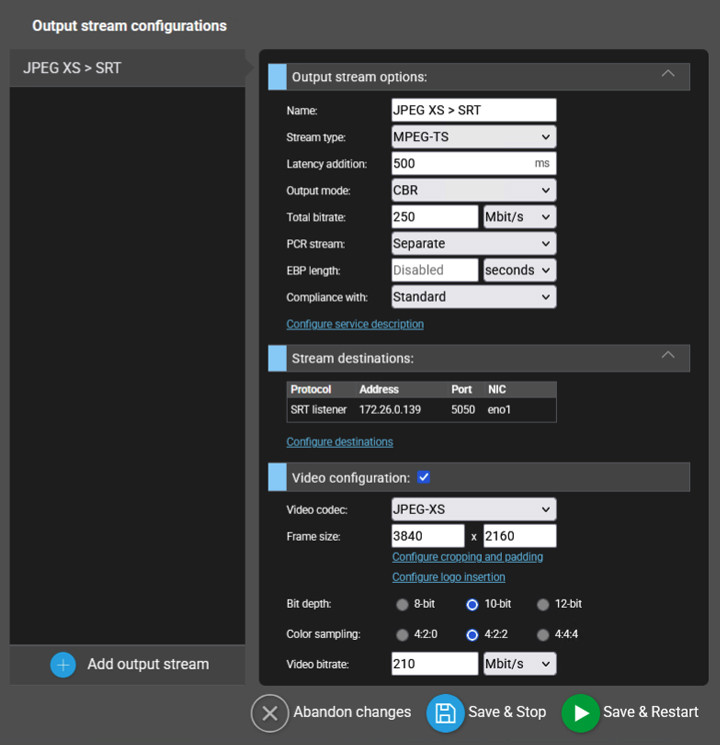 AJA BRIDGE-LIVE 完整的編碼/解碼功能
